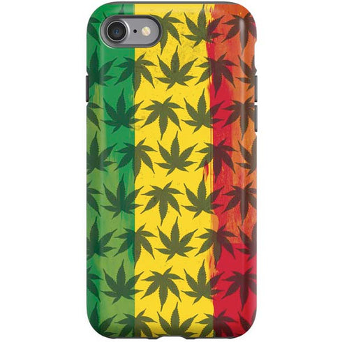 Marijuana Rasta Pattern iPhone SE (2nd & 3rd Gen) Pro Case