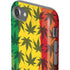 Marijuana Rasta Pattern iPhone SE (2nd & 3rd Gen) Pro Case