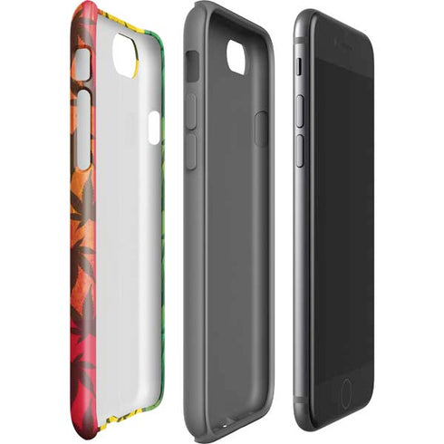 Marijuana Rasta Pattern iPhone SE (2nd & 3rd Gen) Pro Case