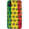 Marijuana Rasta Pattern iPhone X Pro Case