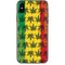 Marijuana Rasta Pattern iPhone XS Skin