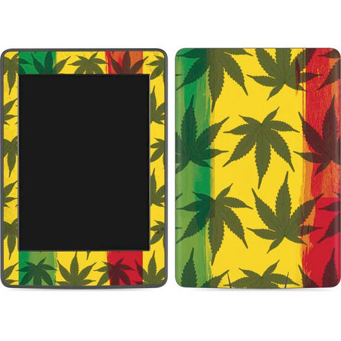 Marijuana Rasta Pattern Amazon Kindle Skin