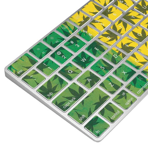 Marijuana Rasta Pattern Magic Keyboard Skin