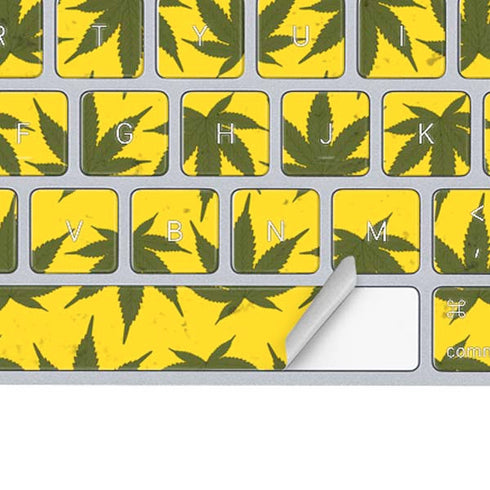 Marijuana Rasta Pattern Magic Keyboard Skin