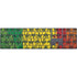 Marijuana Rasta Pattern Magic Keyboard with Numeric Keypad Skin