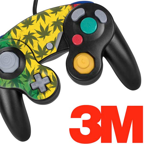 Marijuana Rasta Pattern Nintendo GameCube Controller Skin