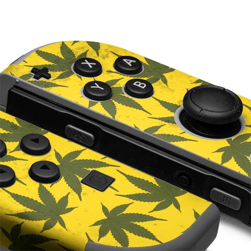 Marijuana Rasta Pattern Nintendo Joy-Con (L/R) Controller Skin