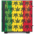 Marijuana Rasta Pattern NZXT H510 Compact ATX Mid-Tower Case Skin