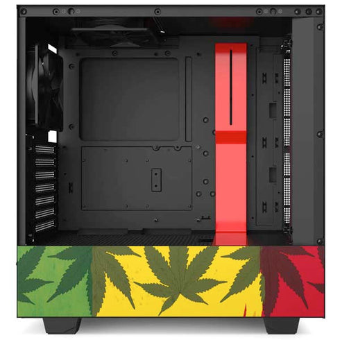 Marijuana Rasta Pattern NZXT H510 Compact ATX Mid-Tower Case Skin
