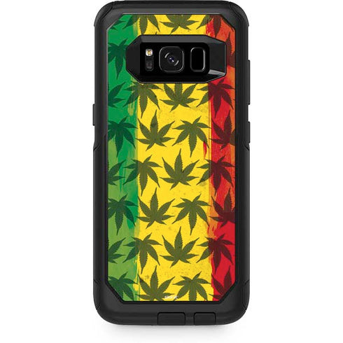 Marijuana Rasta Pattern Otterbox Commuter Galaxy Skin