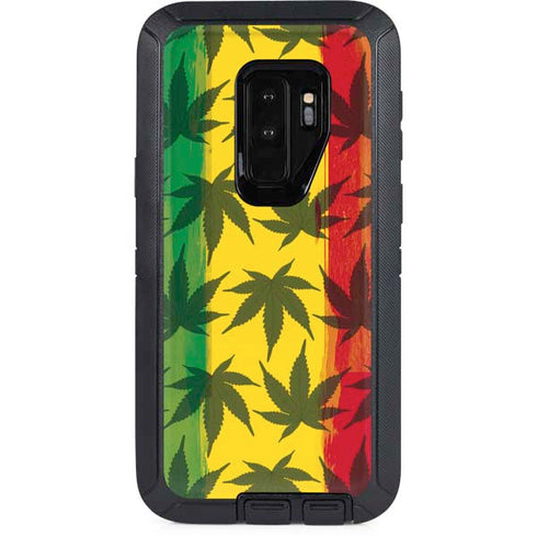 Marijuana Rasta Pattern Otterbox Defender Galaxy Skin