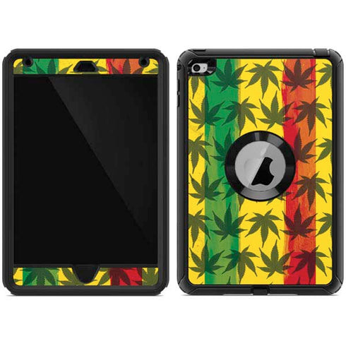 Marijuana Rasta Pattern Otterbox Defender iPad Skin