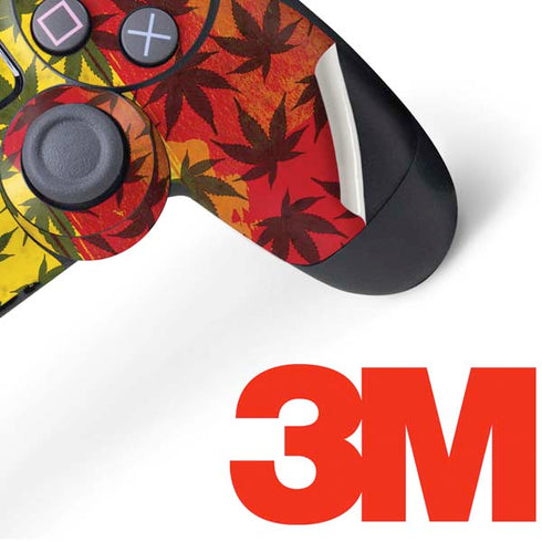 Marijuana Rasta Pattern PS4 Controller Skin