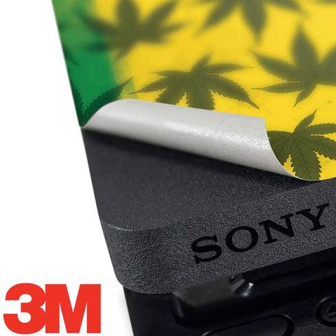 Marijuana Rasta Pattern PS4 Slim Bundle Skin