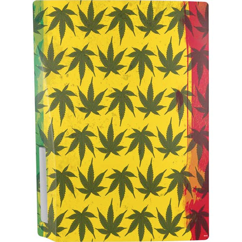 Marijuana Rasta Pattern PS5 Console Skin
