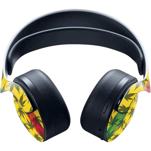 Marijuana Rasta Pattern PULSE 3D Wireless Headset for PS5 Skin