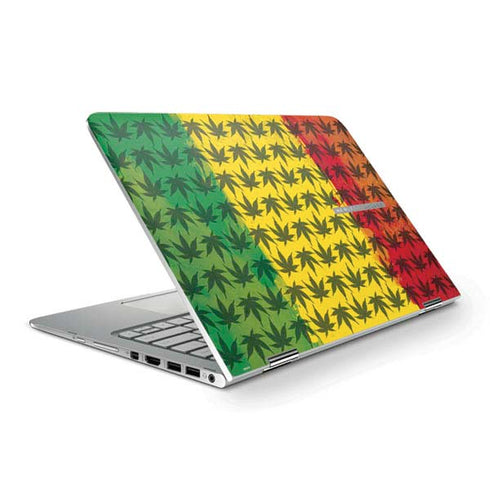 Marijuana Rasta Pattern HP Spectre Skin