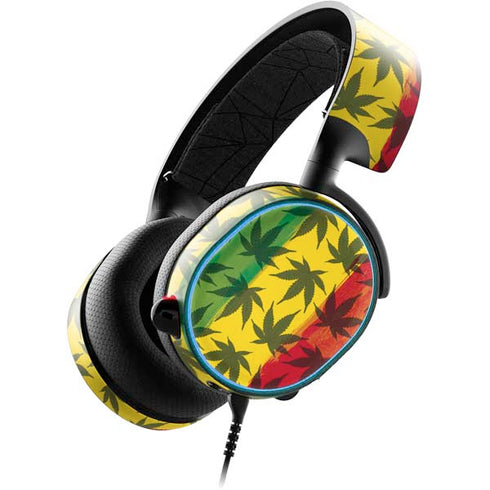 Marijuana Rasta Pattern SteelSeries Arctis 3 Skin