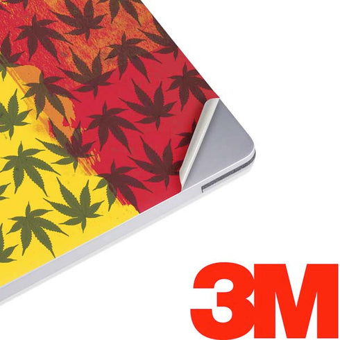 Marijuana Rasta Pattern Surface Laptop 3 13.5in Skin