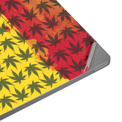 Marijuana Rasta Pattern Universal Laptop 15in (12.2 x 8.8in) Skin