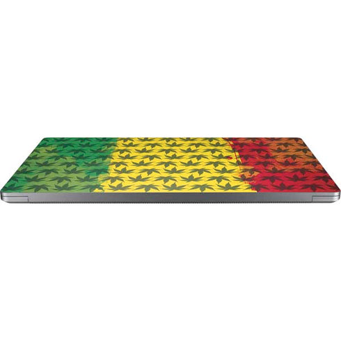 Marijuana Rasta Pattern Universal Laptop 16.6in (13.4 x 9.7in) Skin