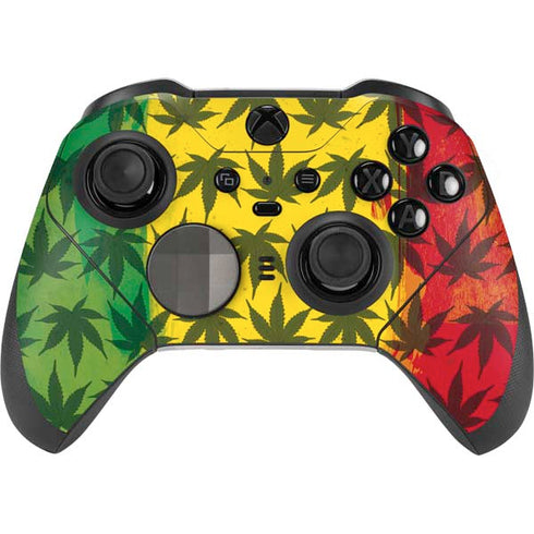 Marijuana Rasta Pattern Xbox Elite Wireless Controller Series 2 Skin