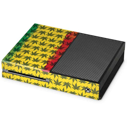 Marijuana Rasta Pattern Xbox One Console Skin