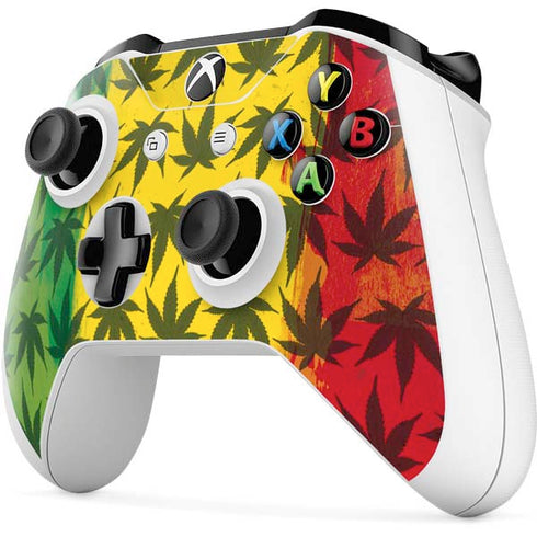 Marijuana Rasta Pattern Xbox One S Controller Skin