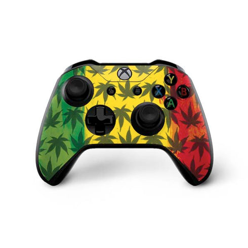 Marijuana Rasta Pattern Xbox One X Controller Skin