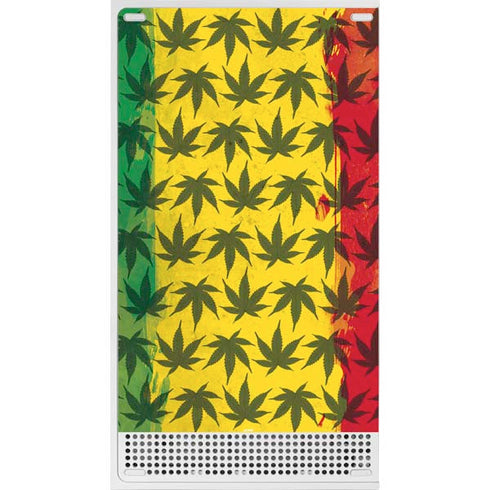 Marijuana Rasta Pattern Xbox Series S Bundle Skin