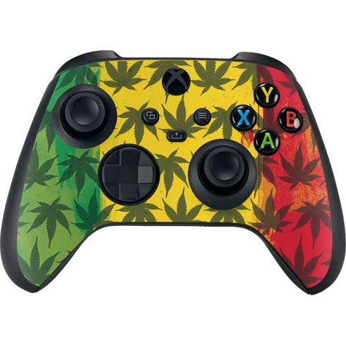 Marijuana Rasta Pattern Xbox Series X Controller Skin