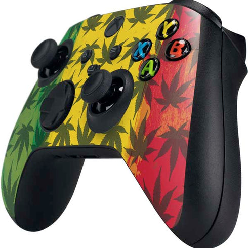 Marijuana Rasta Pattern Xbox Series X Controller Skin