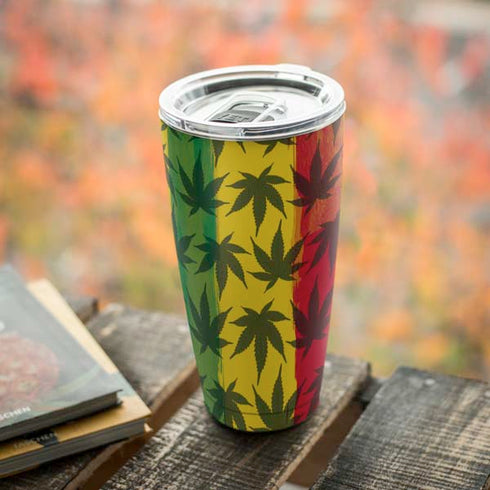 Marijuana Rasta Pattern Yeti 20oz Tumbler Skin
