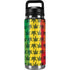 Marijuana Rasta Pattern YETI Rambler 26oz Bottle Skin