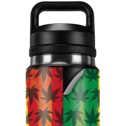 Marijuana Rasta Pattern YETI Rambler 26oz Bottle Skin