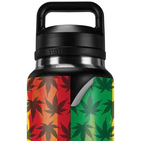 Marijuana Rasta Pattern YETI Rambler 36oz Bottle Skin