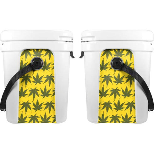 Marijuana Rasta Pattern YETI Roadie 24 Hard Cooler Skin