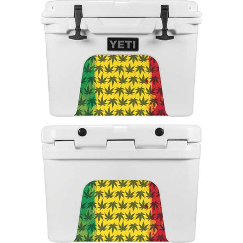 Marijuana Rasta Pattern YETI Tundra 35 Hard Cooler Skin
