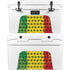 Marijuana Rasta Pattern YETI Tundra 45 Hard Cooler Skin