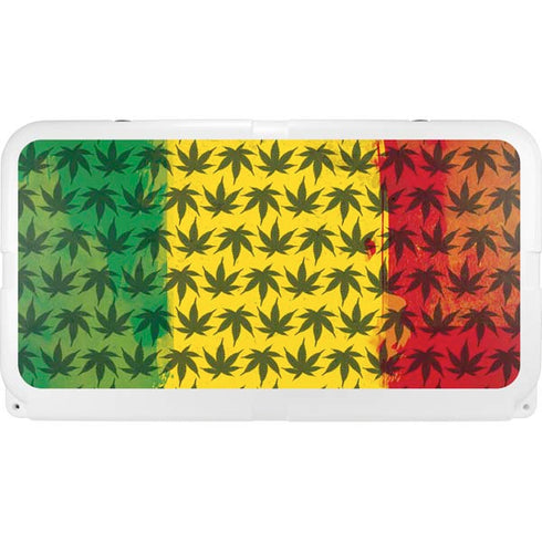 Marijuana Rasta Pattern YETI Tundra 65 Hard Cooler Skin