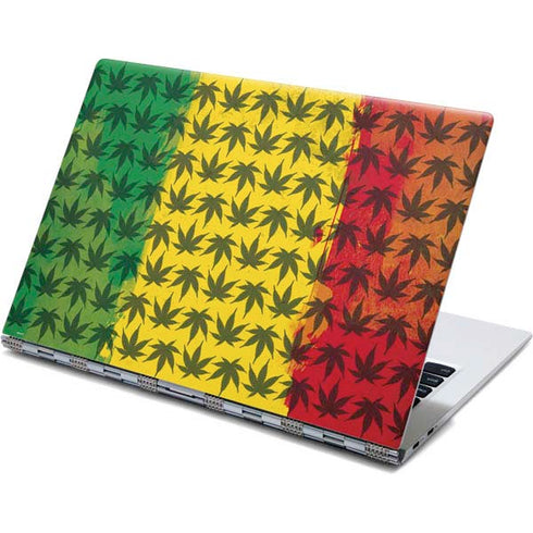 Marijuana Rasta Pattern Yoga 910 2-in-1 14in Touch-Screen Skin