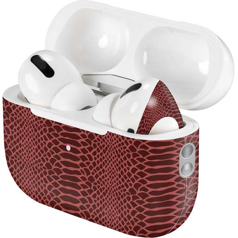 Marsala Snake Skin AirPods Pro 2nd Gen Skin