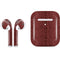 Marsala Snake Skin Apple AirPods 2 Skin