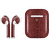 Marsala Snake Skin Apple AirPods 2 Skin
