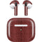 Marsala Snake Skin Apple AirPods (3rd Gen 2021) Skin