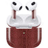 Marsala Snake Skin Apple AirPods (3rd Gen 2021) Skin