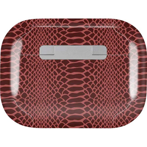 Marsala Snake Skin Apple AirPods Pro Skin