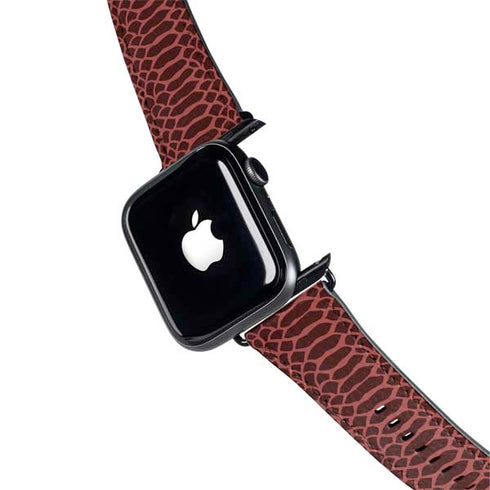 Marsala Snake Skin Apple Watch Band 38-40mm