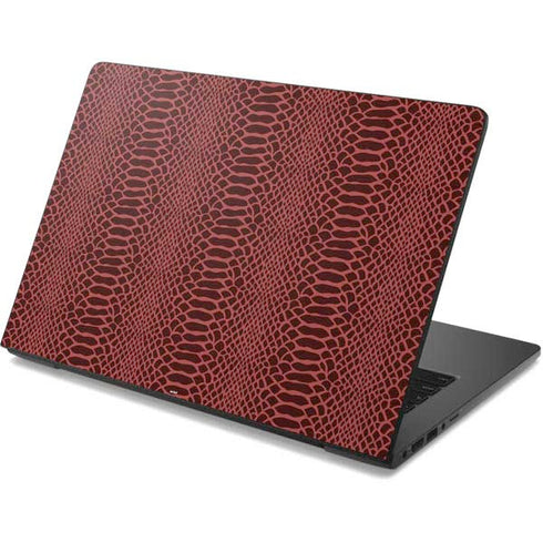 Marsala Snake Skin Dell Chromebook Skin