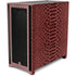 Marsala Snake Skin Corsair 4000D Tempered Glass Mid-Tower ATX Case Skin